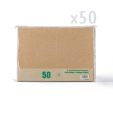 Cartes et enveloppes kraft - lot