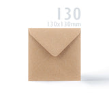 Cartes et enveloppes kraft - lot