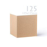 Cartes et enveloppes kraft - lot