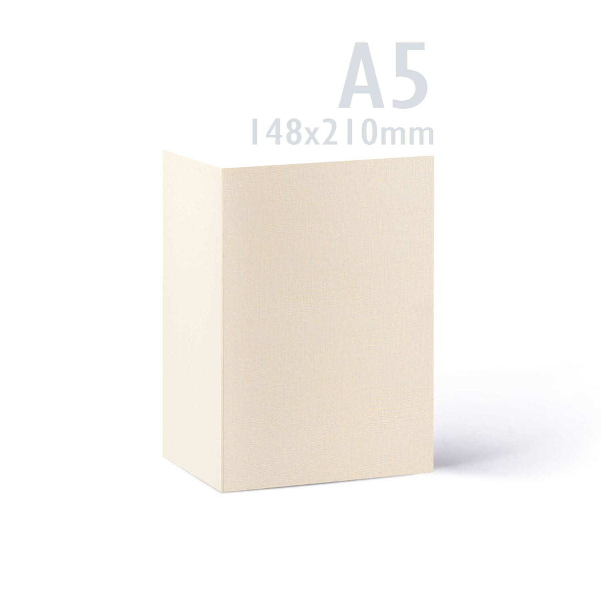 Cartes et enveloppes à texture lin – lot