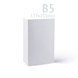 Cartes 300 g/m² et enveloppes blanches 100g/m² à texture lisse – lot