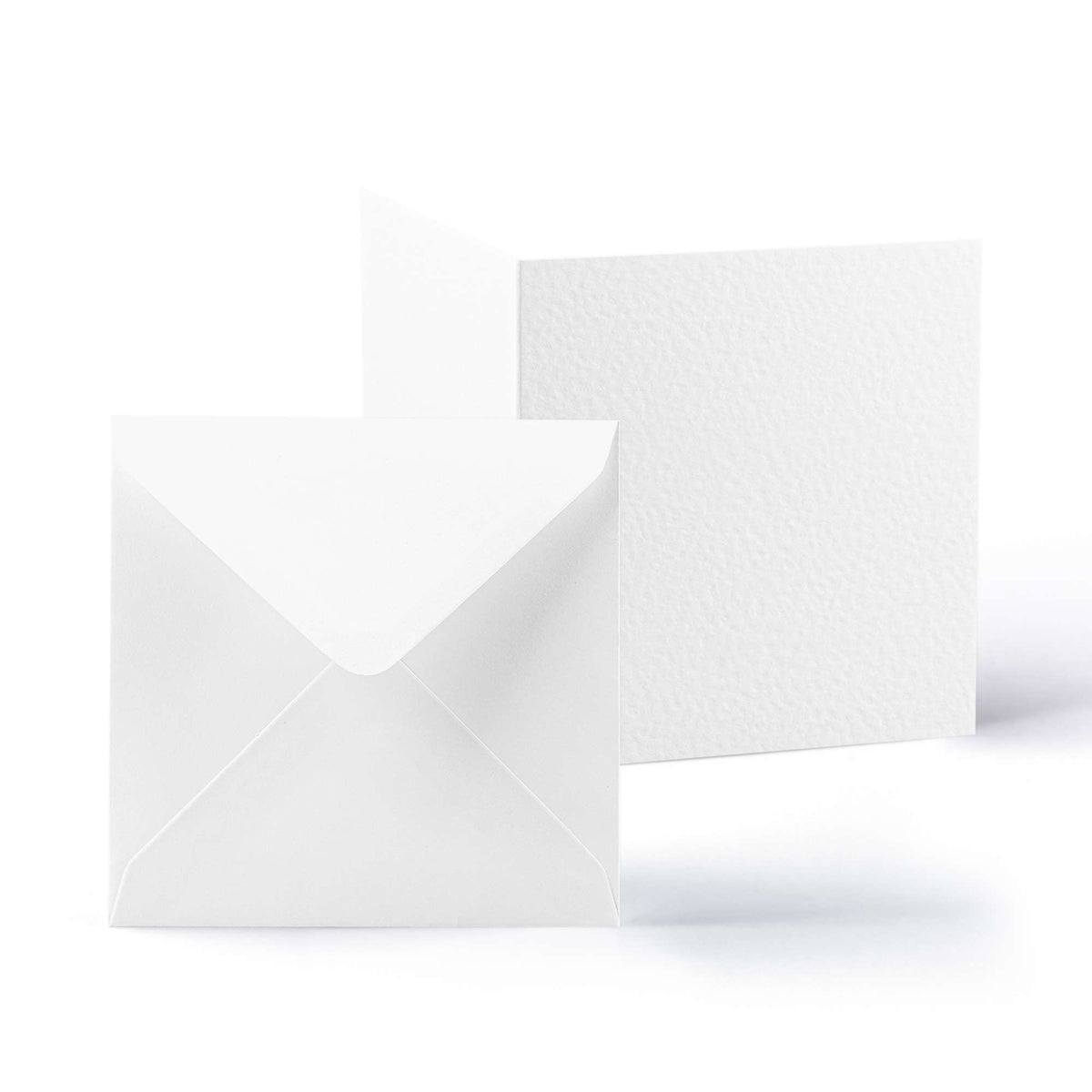 Cartes et enveloppes à texture martelée – lot