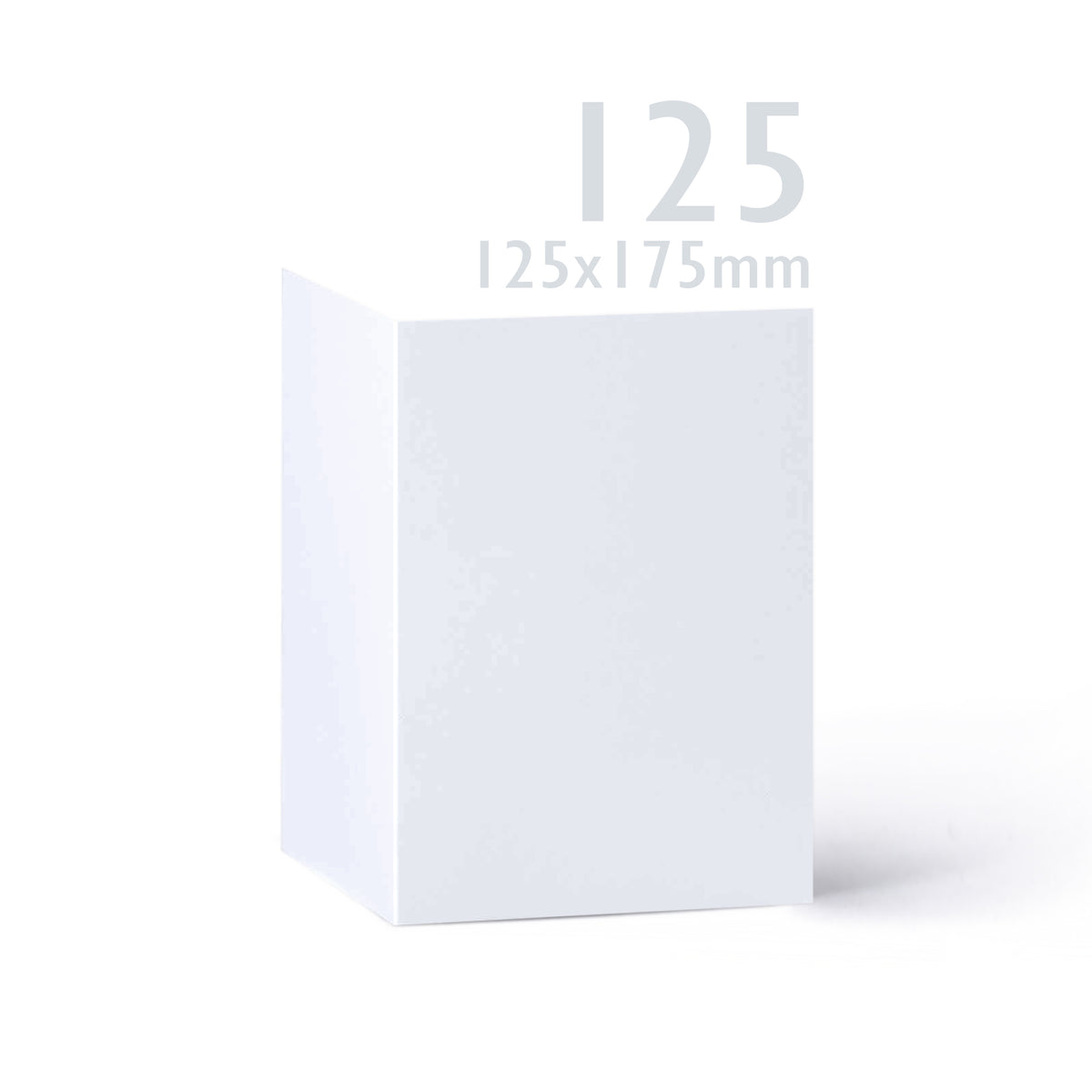 Cartes blanches lisses 250 g/m² et enveloppes 100 g/m² – lot