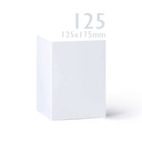 Cartes blanches lisses 250 g/m² et enveloppes 100 g/m² – lot