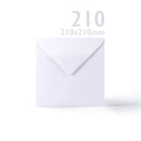 Cartes et enveloppes blanches à bord ondulé – lot