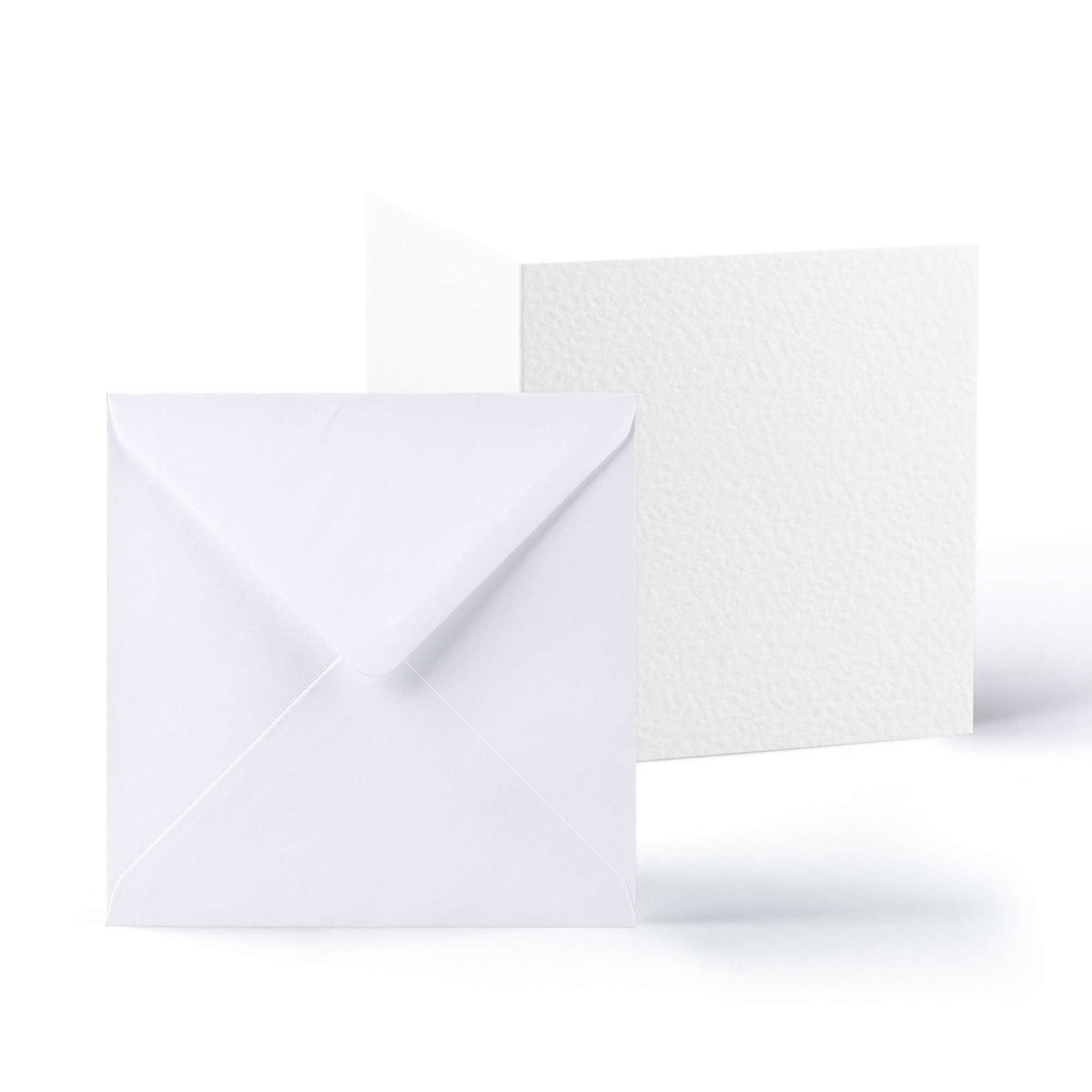 Cartes et enveloppes à texture martelée – lot