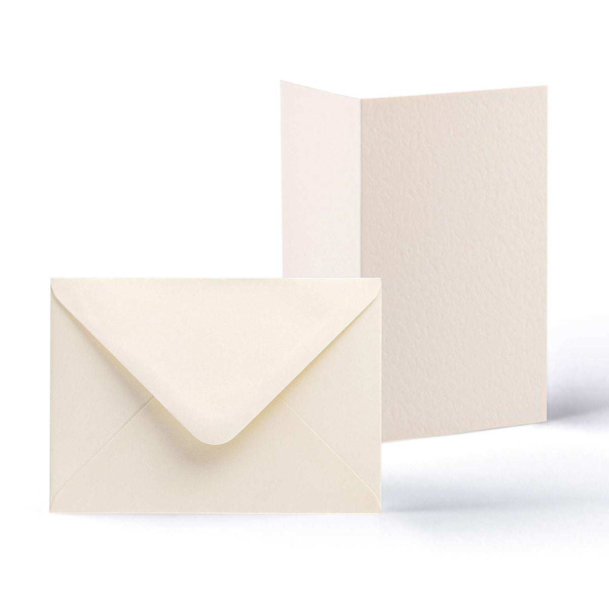 Cartes et enveloppes à texture martelée – lot