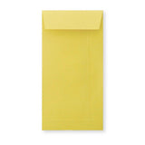 Enveloppe format poche jaune foncée 220x110 mm (DL)