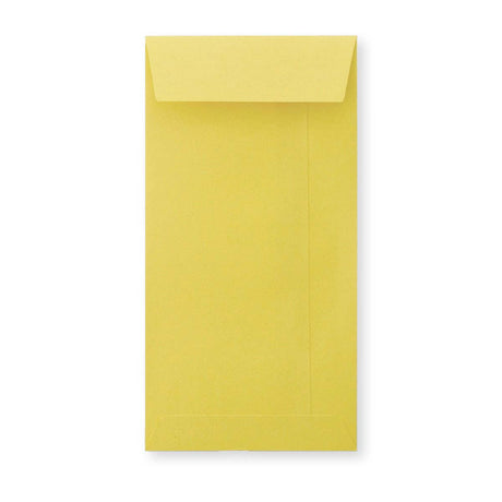 Enveloppe format poche jaune foncée 220x110 mm (DL)