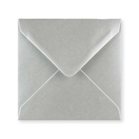 Enveloppe argent métalisée 140x140 mm
