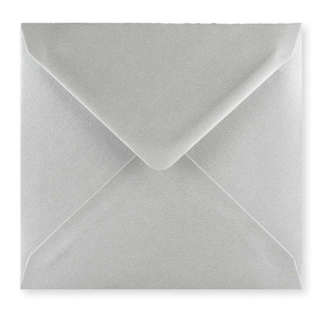 Enveloppe argent métalisée 155x155 mm