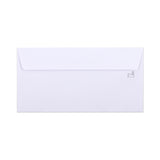 Enveloppe blanche avec impression intérieure – fenêtre 115x225 mm (DL+) 90gsm