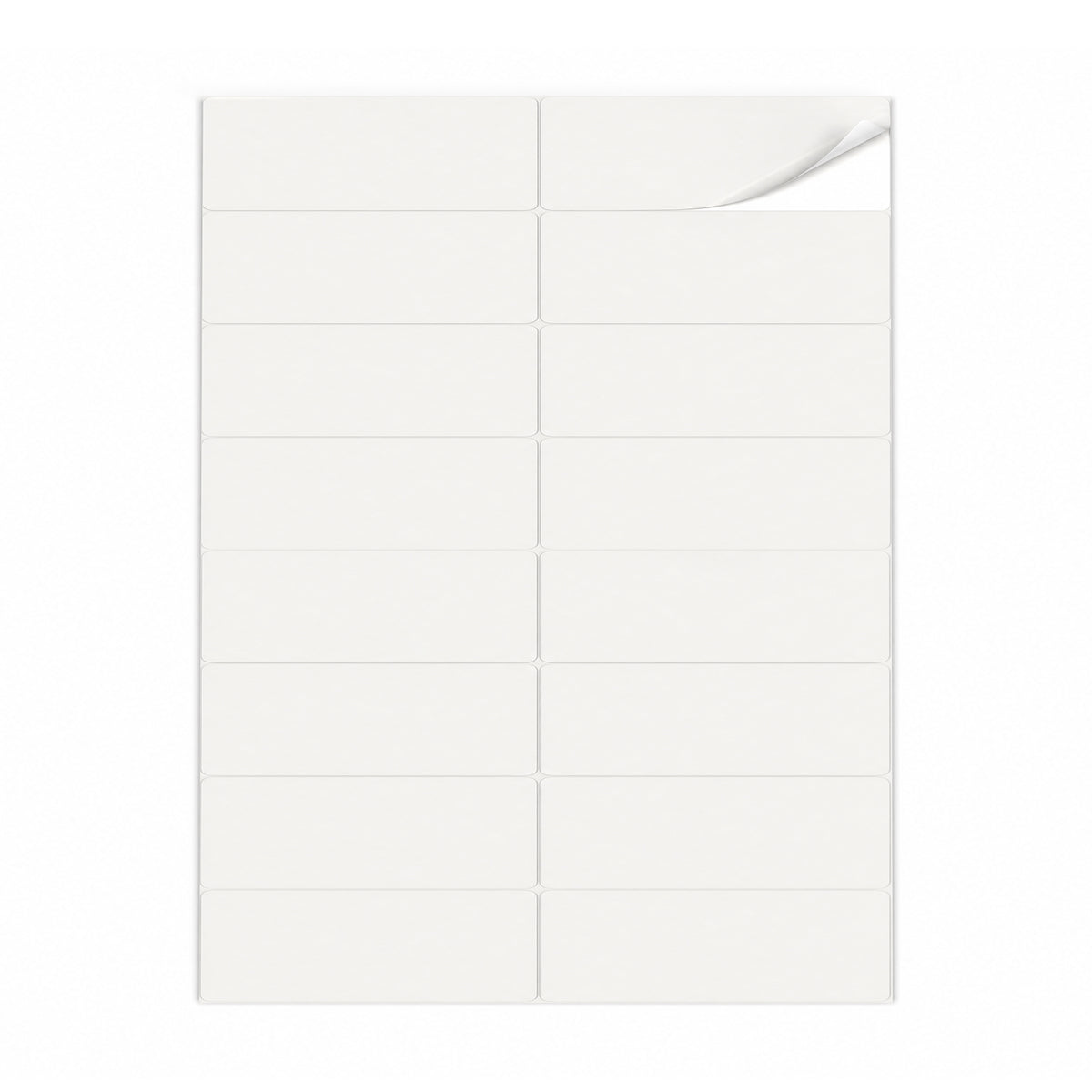 Lots d'étiquettes blanches M - 100 feuilles