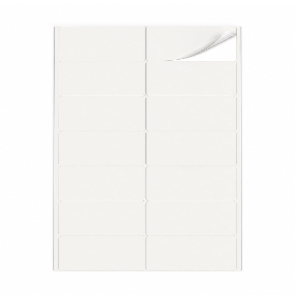 Lots d'étiquettes blanches M - 100 feuilles