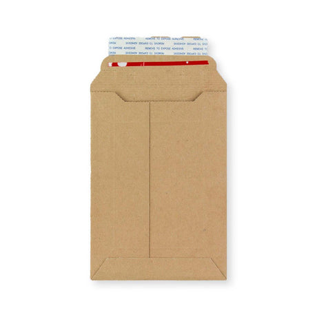 Pochette en carton manille F-Flute 185x125 mm