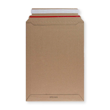 Pochette en carton manille cannelure F 340x250 mm