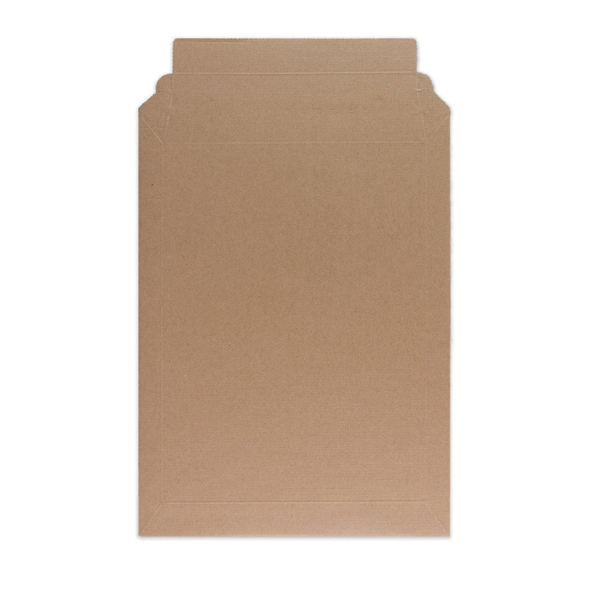 Pochette en carton manille cannelure F 340x250 mm