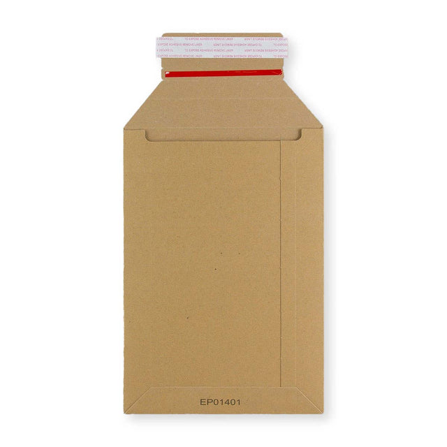 Manila Brown Peel & Seal Rigid Board Mailers Envelope (245 x 170mm)