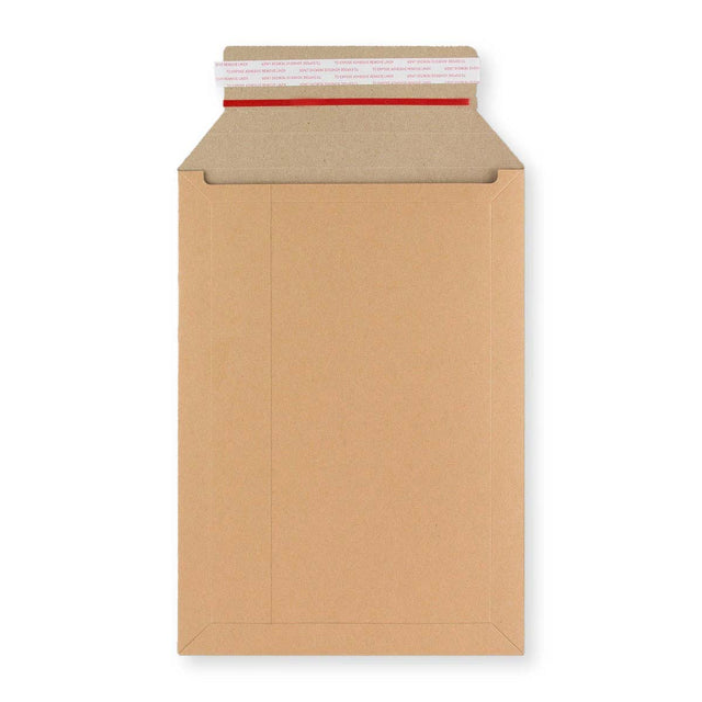 Manila Brown Peel & Seal Rigid Board Mailers Envelope (370 x 285mm)