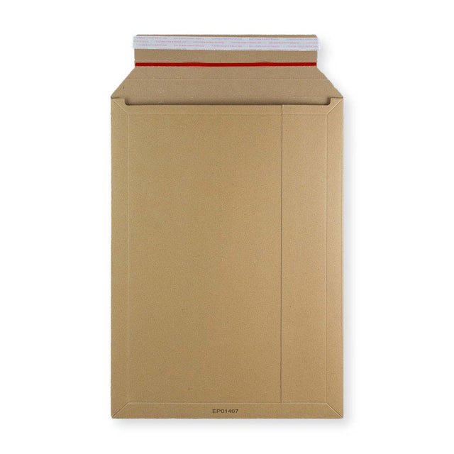 Manila Brown Peel & Seal Rigid Board Mailers Envelope (445 x 310mm)