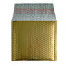 Metallic Finish Bubble Bag Mailers Gold 165 x 165 mm