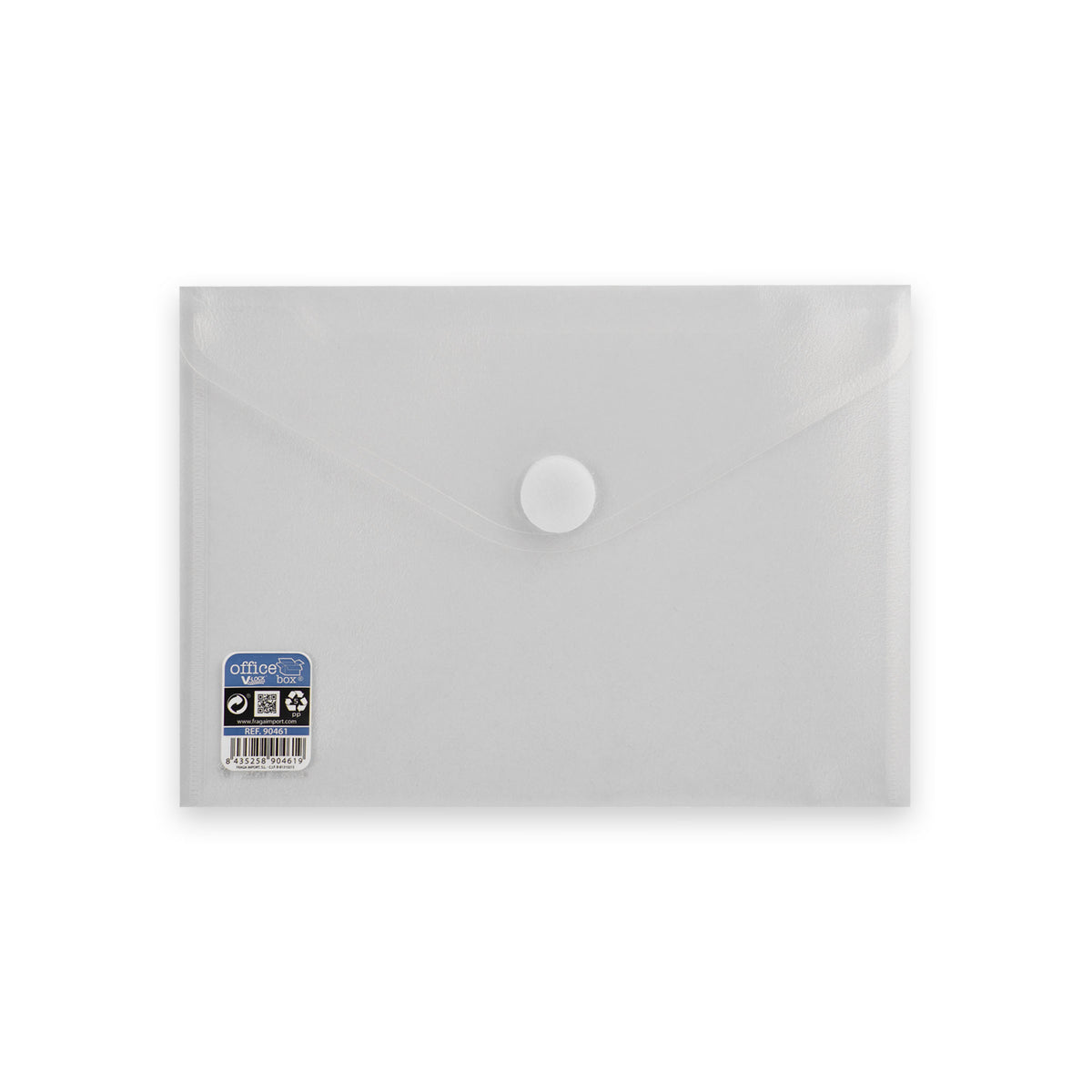 Enveloppes en polypropylène translucide avec fermeture velcro V-LOCK
