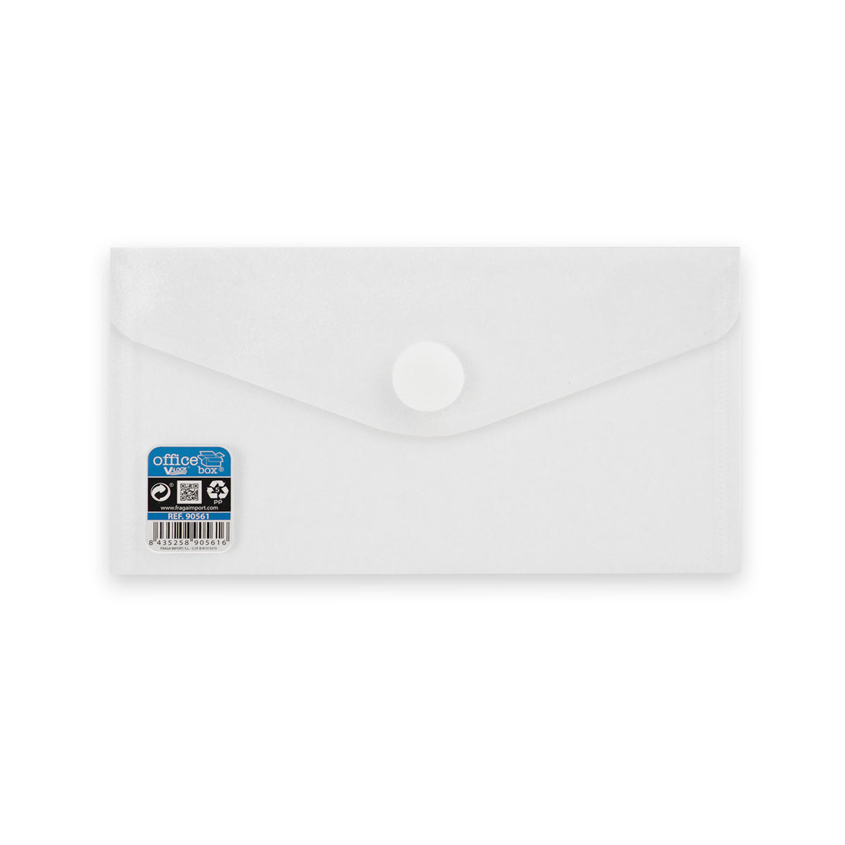 Enveloppes en polypropylène translucide avec fermeture velcro V-LOCK