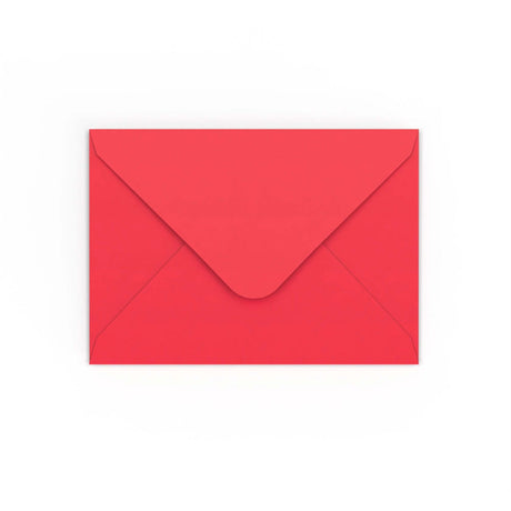 Enveloppe rouge éclatante 125x175 mm