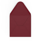 Enveloppes couleur bordeaux