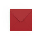 Enveloppe rouge foncée 130x130 mm