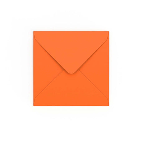 Enveloppe orange 130x130 mm