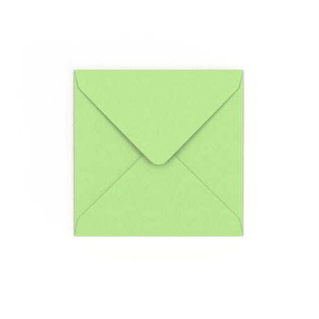 Enveloppe verte pâle 130x130 mm