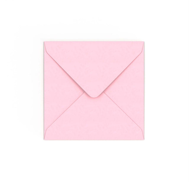 Pale Pink Gummed V-Flap Envelope (130 x 130mm)
