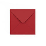Enveloppe rouge foncée 140x140 mm