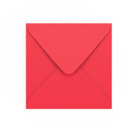 Enveloppe rouge éclatante 155x155 mm
