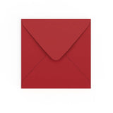 Enveloppe rouge foncée 155x155 mm