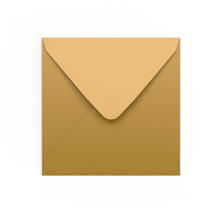 Enveloppe dorée 155x155 mm