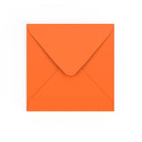 Enveloppe orange 155 x 155 mm