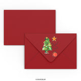 Enveloppe de Noël Sapin de Noël