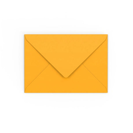 Enveloppe jaune profonde 114x162 mm (C6)