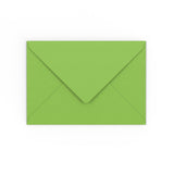C6 Enveloppe vert clair gommée à rabat en V (114 x 162 mm)