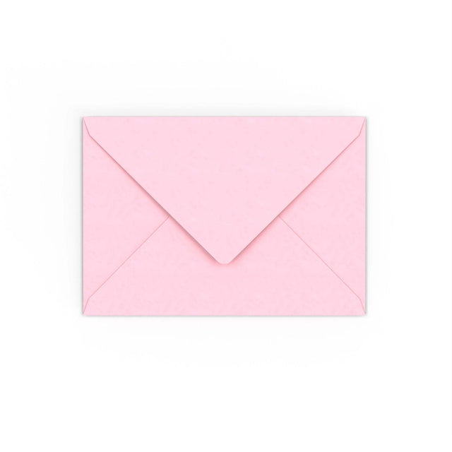 C6 Pale Pink Gummed V-Flap Envelope (114 x 162mm)