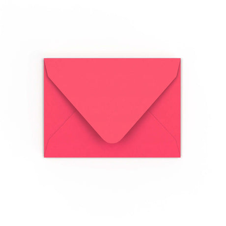 Enveloppe rose éclatante 82x113 mm (C7)