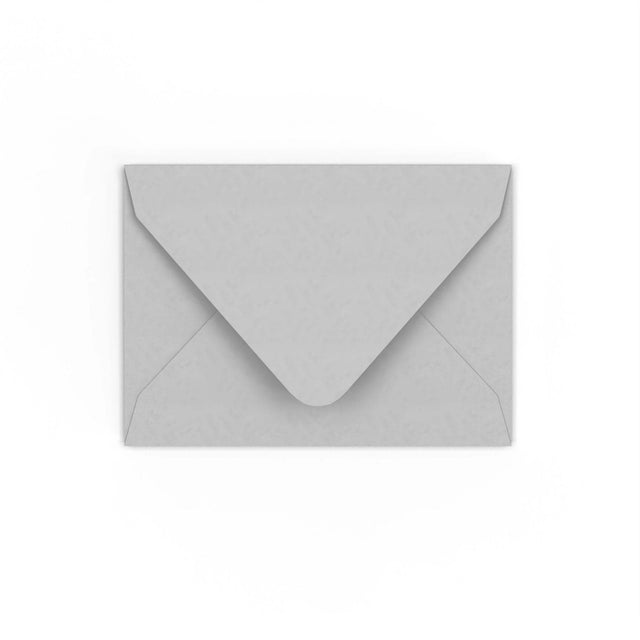 C7 Pale Grey Gummed V-Flap Envelope (82 x 113mm)