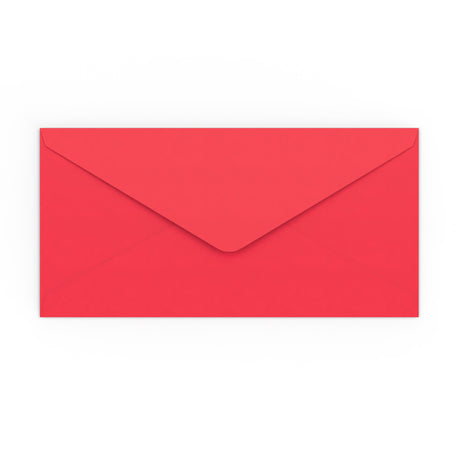 Enveloppe rouge éclatante 110x220 mm (DL)