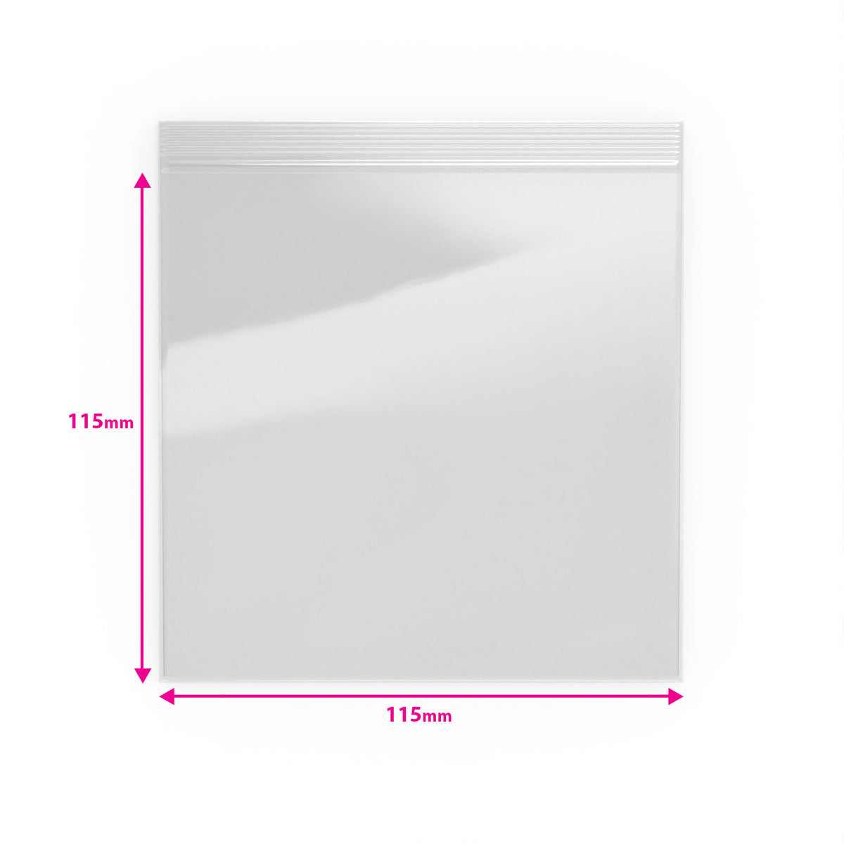 Sachets transparents Zip