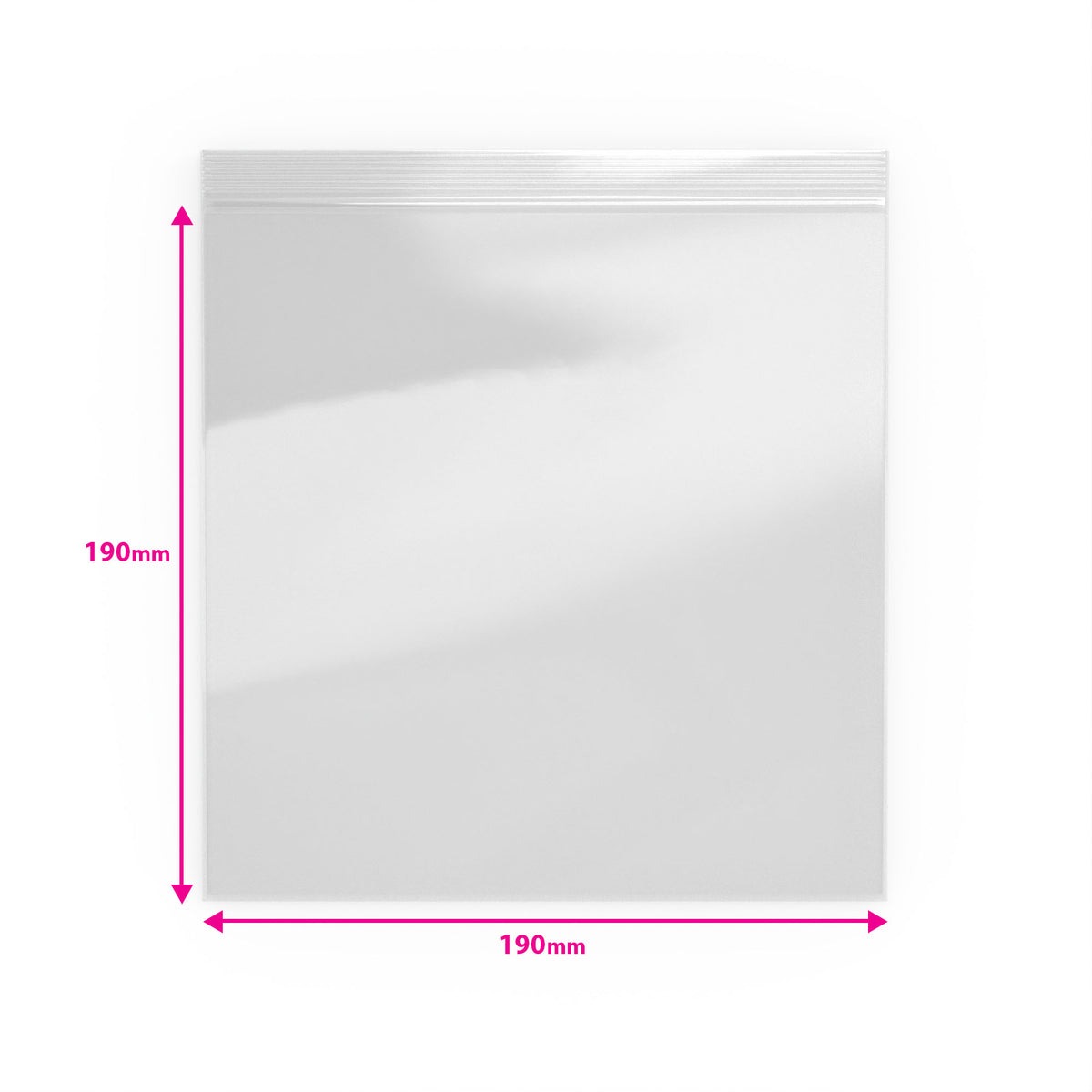 Sachets transparents Zip