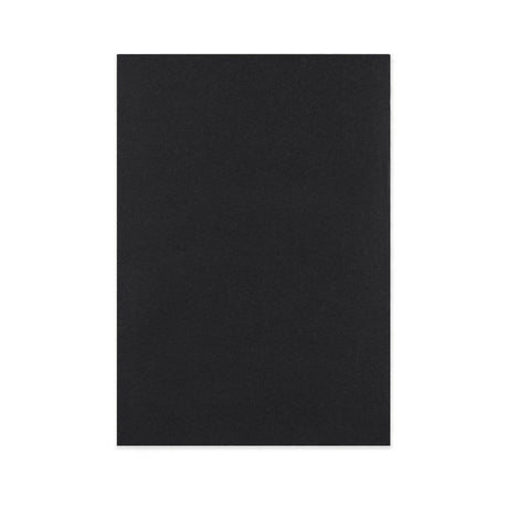 Enveloppe Entièrement Noire avec Dos en Carton Rigide 229x162 mm (C5)