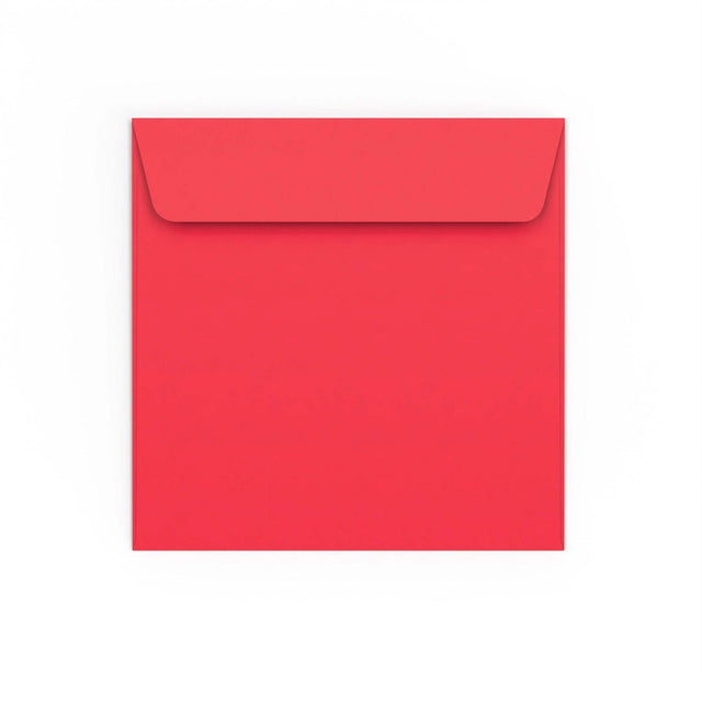 Bright Red Peel & Seal Envelope (155 x 155mm)