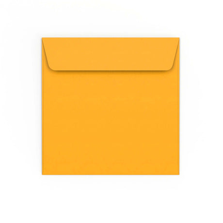 Enveloppe jaune profonde 155x155 mm